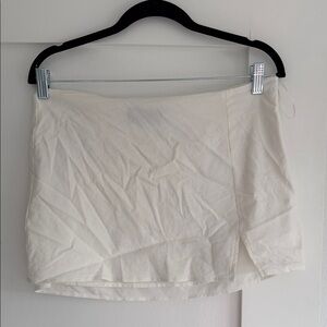 Chic Cream Mini Skirt